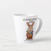 Hoppy Easter 2025: The Year of the Snake Surprise! カフェラテマグ (右アングル)