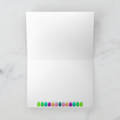 HOPPY EASTER BUNNYマスクのパンデミッおもしろいクをカスタマイズ カード (内部)