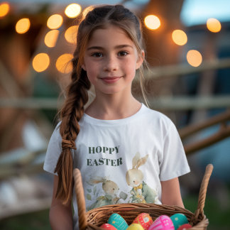 Hoppy Easter | Bunny Kids T-Shirt  Tシャツ