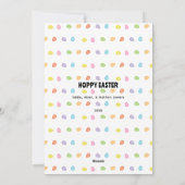 Hoppy Easter Bunny | Modern Minimal Easter  シーズンカード (裏面)