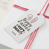 Hoppy Easter Every Bunny Custom Name ギフトタグ