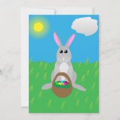 Hoppy Easter! Flat シーズンカード (正面)