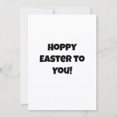 Hoppy Easter! Flat シーズンカード (裏面)