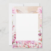 Hoppy Easter pink egg photo 招待状 (裏面)