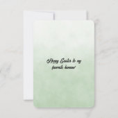 Hoppy Easter Son Bunny Head ノートカード (裏面)