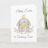 Hoppy Easter to Somebunny Sweet Easter Card シーズンカード (正面)