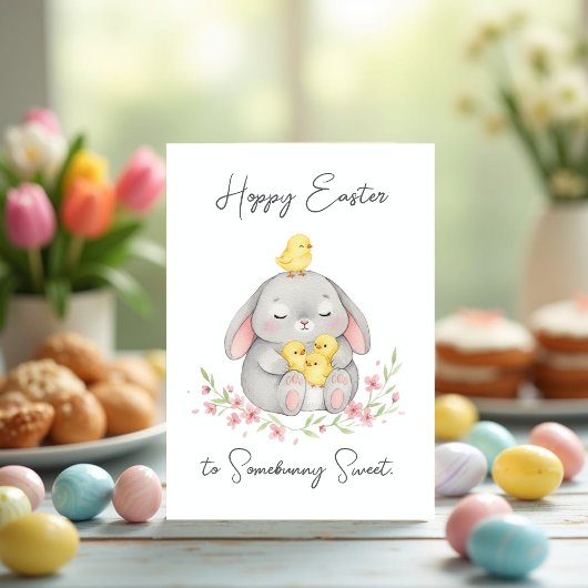 Hoppy Easter to Somebunny Sweet Easter Card シーズンカード