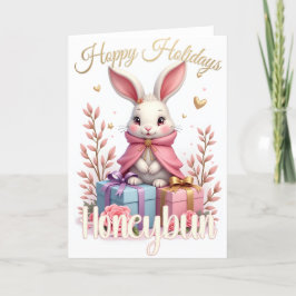 Hoppy Holidays – Honeybun Bunny シーズンカード