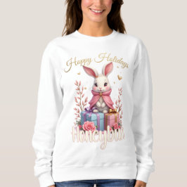 Hoppy Holidays – Honeybun Bunny スウェットシャツ