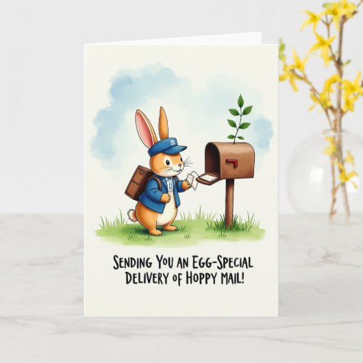 Hoppy Mail Delivery Card カード (黄色い花)