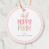 Hoppy Purim Bunny Ears フェイバータグ (正面)