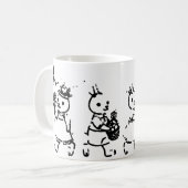 Hoppy Vibes: イースターコレクション コーヒーマグカップ (正面左)