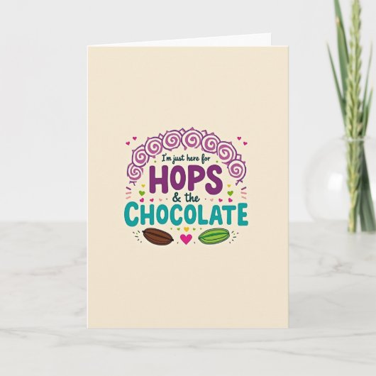 Hops And Chocolate Fun Time Card カード (正面)