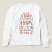 Hops & Joy Easter Shirt for Kids (デザイン背面)