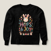 Hops & Joy Easter Shirt for Kids (デザイン正面)
