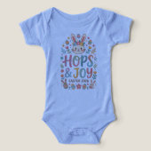 Hops & Joy Easter Shirt for Kids (デザイン正面)