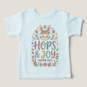 Hops & Joy Easter Shirt for Kids (デザイン正面)