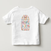 Hops & Joy Easter Shirt for Kids トドラーTシャツ (裏面)