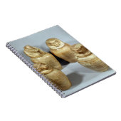 Hor irオウム、Saite (アラバスター)のカノプス壺 ノートブック (右側)