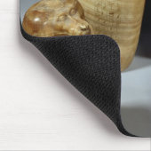 Hor irオウム、Saite (アラバスター)のカノプス壺 マウスパッド (コーナー)