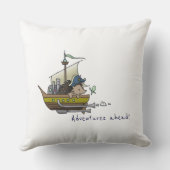 Horatioはハリネズミ前方に枕を冒険します クッション (裏面)