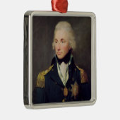 Horatioネルソンネルソン子爵の、ポートレート メタルオーナメント (右)