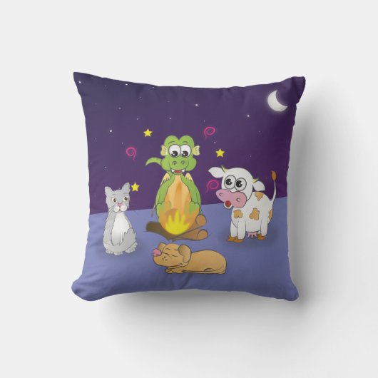 Horatio夢のドラゴンの夜の枕 クッション (正面)