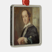 Horatio Walpoleのポートレート メタルオーナメント (右)
