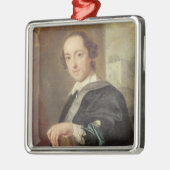 Horatio Walpoleのポートレート メタルオーナメント (左)
