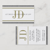 HorizストライプなW/W弁護士 名刺 (正面/裏面)
