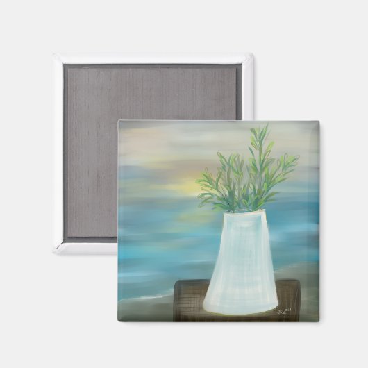 Horizon Glow Bouquet Original Art マグネット (正面/裏面)