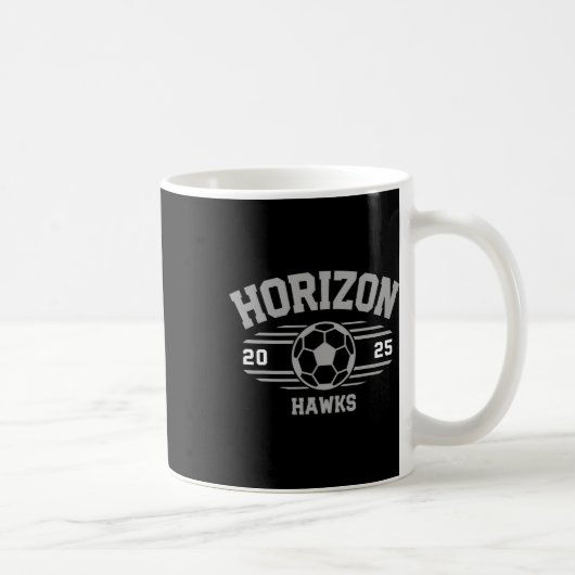 Horizon Hawks Soccer Byll 2025  コーヒーマグカップ (右)