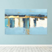 Horizon in Quiet Balance キャンバスプリント (インサイチュ (ウッドフロア))