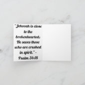 Horizon Sun、文字付き、4" x 5.6"カード カード (内部)