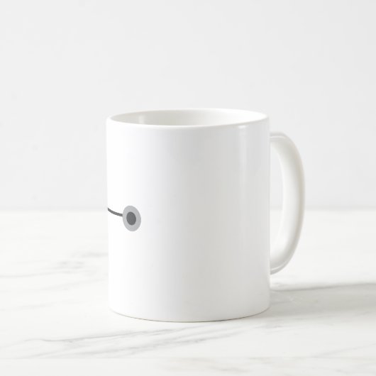 Horizontal Anchor Mug コーヒーマグカップ (正面右)