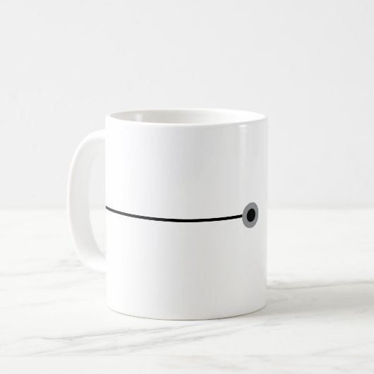 Horizontal Anchor Mug コーヒーマグカップ (正面左)
