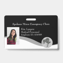 Horizontal ID Lanyard Badge Business Medical（横型IDラ