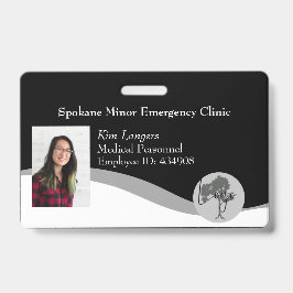 Horizontal ID Lanyard Badge Business Medical（横型IDラ バッジ