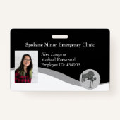 Horizontal ID Lanyard Badge Business Medical（横型IDラ バッジ (正面)