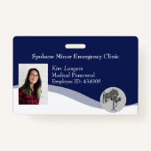 Horizontal ID Lanyard Badge Business Medical（横型IDラ バッジ (正面)