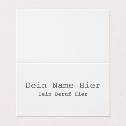 Horizontal Klappvisitenkarten Vorlage - 名刺 (外部フラット)