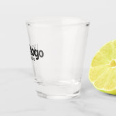 Horizontal Logo Promotional Business Giveaway ショットグラス (右)