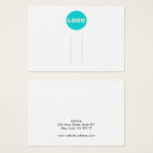 Horizontal Logo White Hair Clip Display (正面&裏面)