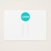 Horizontal Logo White Hair Clip Display (正面)