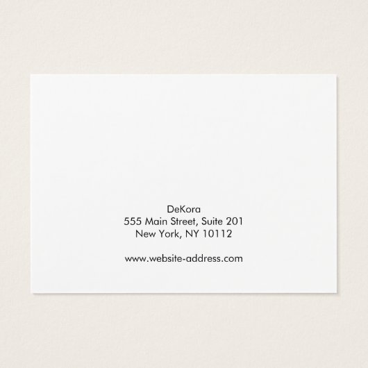 Horizontal Logo White Hair Clip Display (裏面)