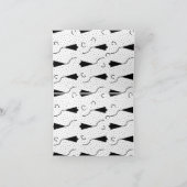 Horizontal, Quill Grey Folded Thank You Card サンキューカード (内部)