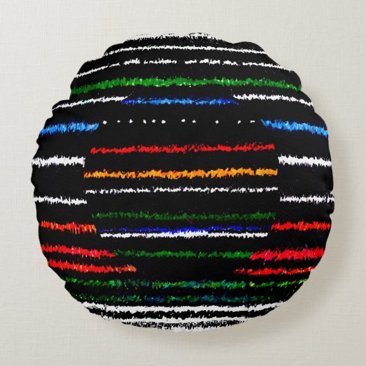 Horizontalis 4 ラウンドクッション (正面)