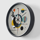 Horloge art abstrait 壁時計 (傾斜)