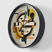 Horloge art abstrait 壁時計 (傾斜)