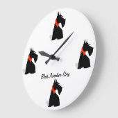 horloge black ラージ壁時計 (傾斜)